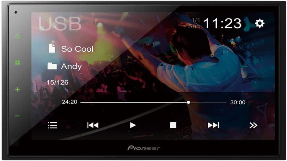 Pioneer PC-DMH-340EX 6.8" Capacitive Touchscreen, Amazon Alexa when Paired with Pioneer Vozsis App, Bluetooth®, Back-up Camera Ready - Digital Media Receiver