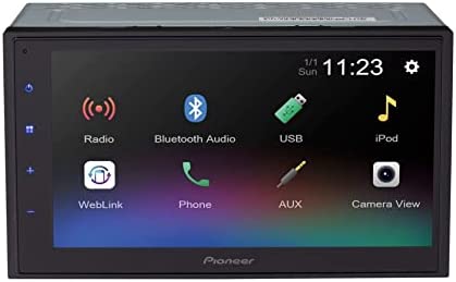 Pioneer PC-DMH-340EX 6.8" Capacitive Touchscreen, Amazon Alexa when Paired with Pioneer Vozsis App, Bluetooth®, Back-up Camera Ready - Digital Media Receiver