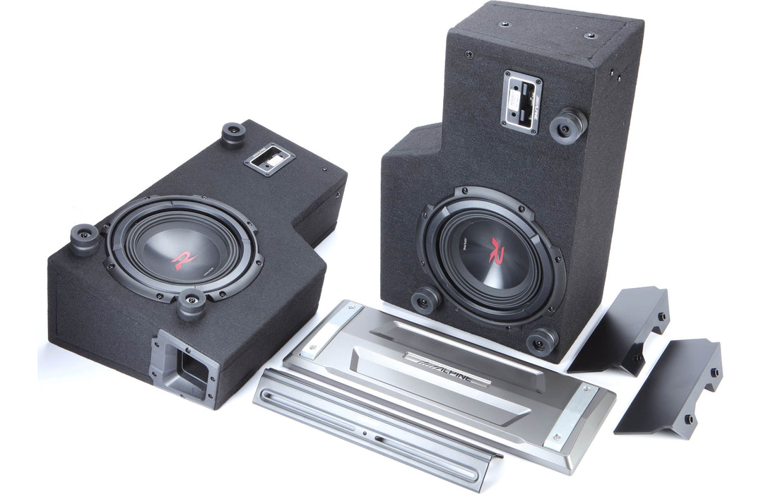 Alpine R2-DB8V-TRK 8" R-Series Pre-Loaded Truck Subwoofer System