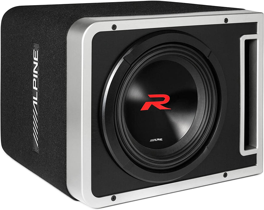 Alpine R2-SB10V Single 10" Alpine Halo R-Series Preloaded Subwoofer Enclosure with ProLink