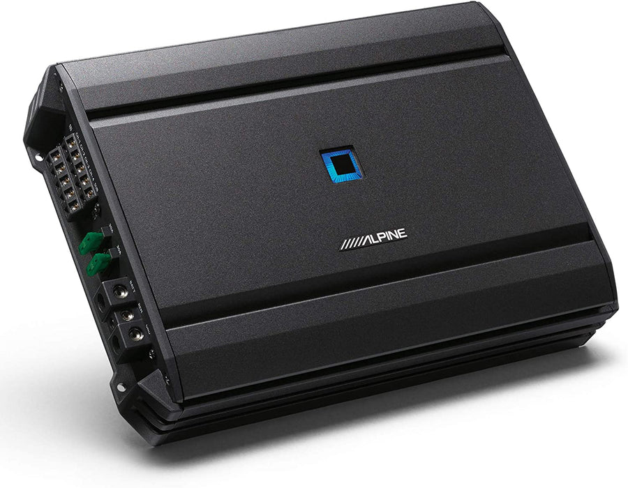 Alpine S-A55V 5-Channel Car Amplifier, 40W RMSx4 at 4 OHMS, 300W RMSx1 at 2 OHMS