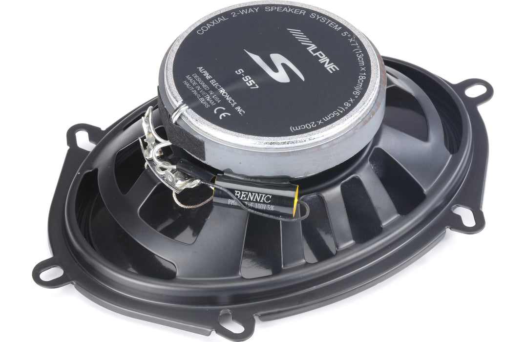 Alpine S-S57 5x7" Coaxial 2-Way S-series Spreaker Set