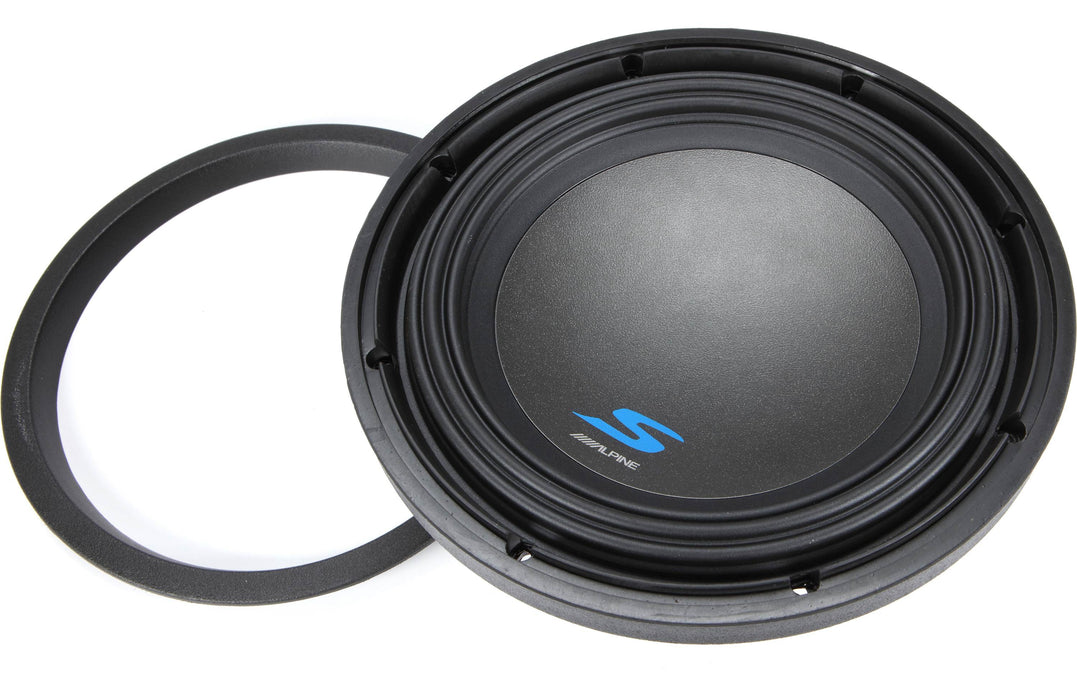 Alpine S-W10D4 10" Subwoofer S-series w / Dual 4-Ohm Voice Coils