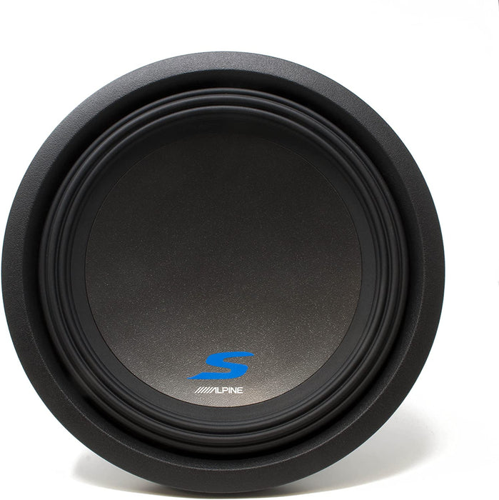 Alpine S-W12D4 12" Subwoofer S-series w / Dual 4-Ohm Voice Coils