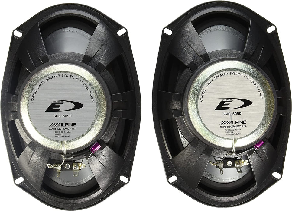 Alpine SPE-6090 6x9" Coaxial 2-Way Speaker Set