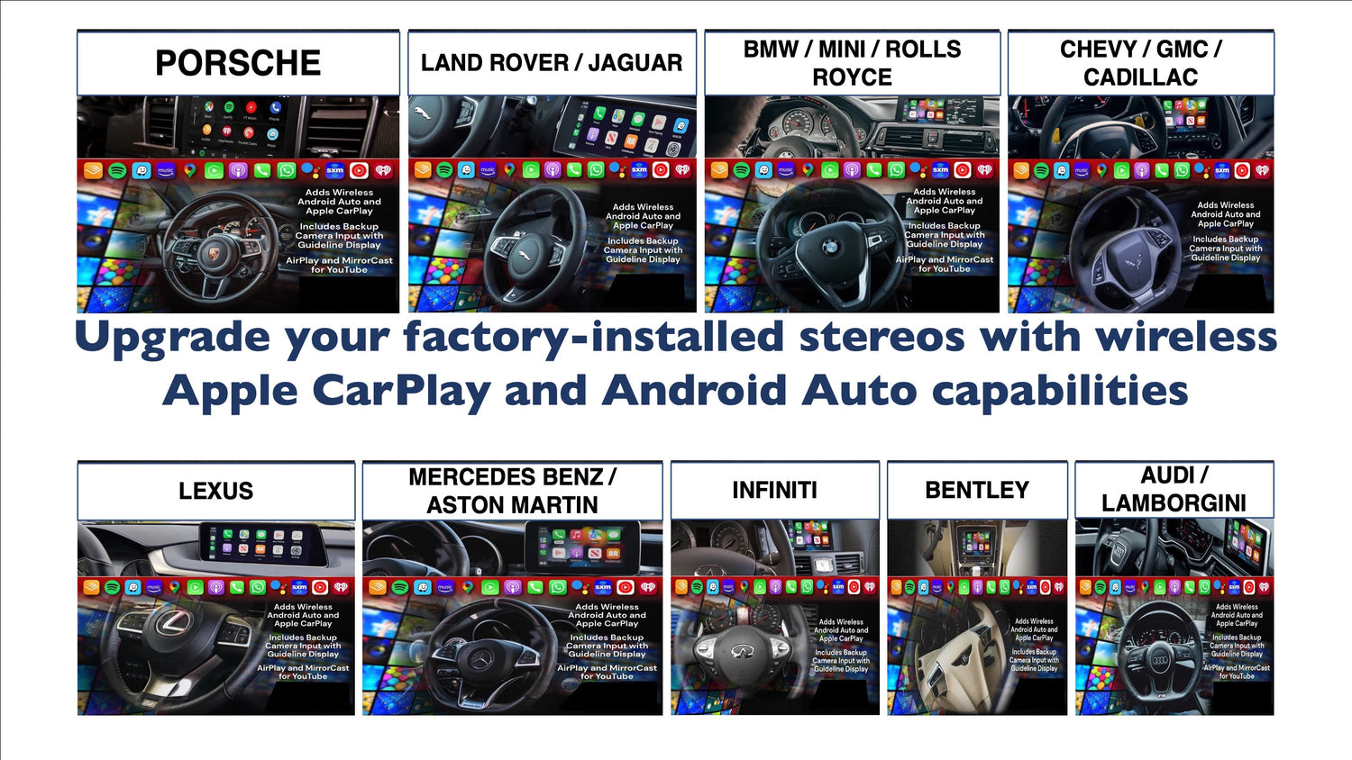 Wireless Apple Carplay & Android Auto