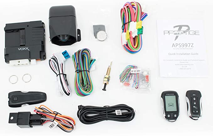 Prestige APS997Z  Two-Way LCD Command Confirming Remote Start / Keyless Entry and Security System with up to 1 Mile Operating Range (Install only)