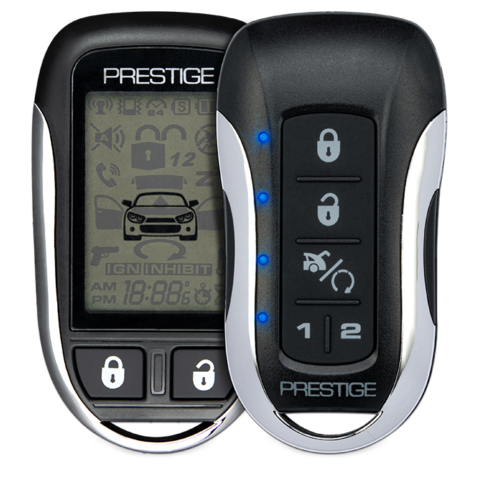 Prestige APS997ZLR Two Way LCD Remote Start / Keyless Entry & Security System with Over 1 Mile Operating Range (Install only)