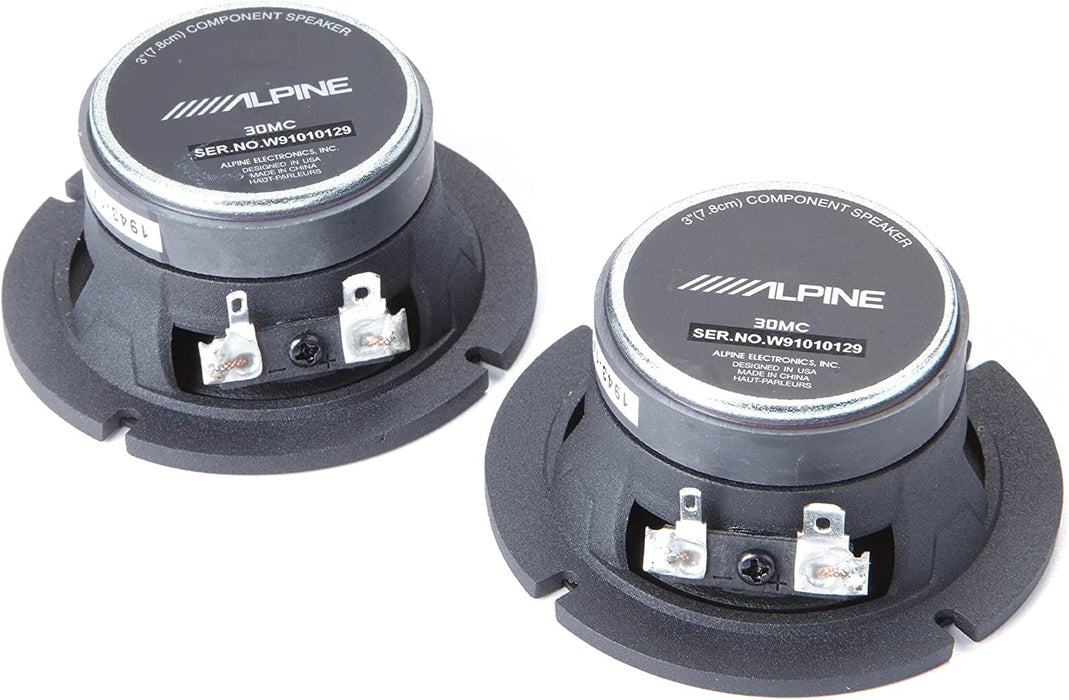 Alpine 30MC 3" Midrange Component Speaker (Pair)
