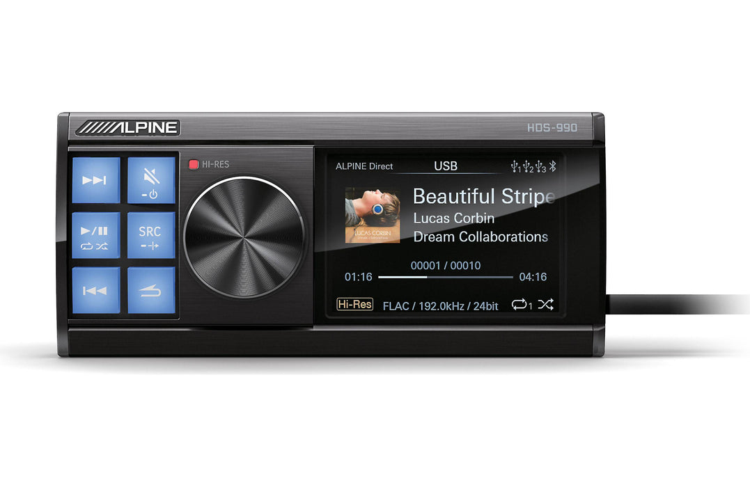 Alpine HDS-990 Status Series H-Res Digital Media Audio Source