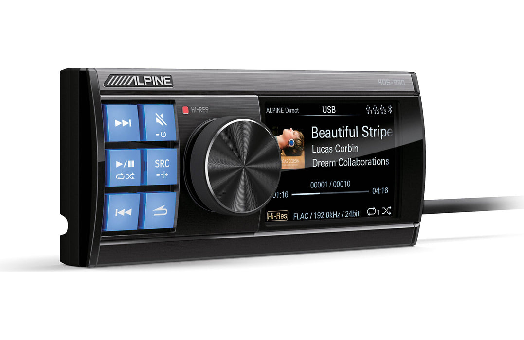 Alpine HDS-990 Status Series H-Res Digital Media Audio Source