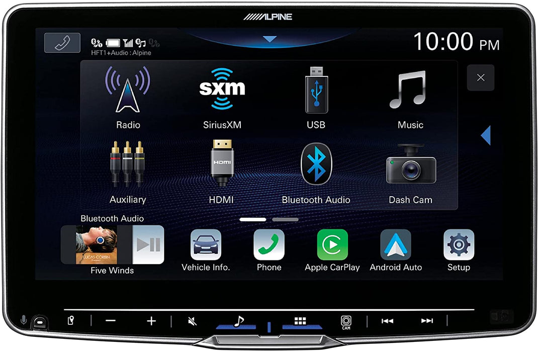 Alpine Halo9 iLX-F509 9" Digital Multimedia Receiver w/Apple CarPlay/Android Auto
