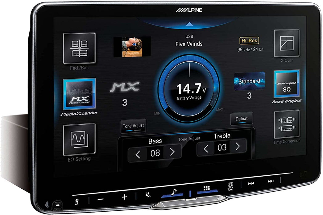 Alpine Halo9 iLX-F509 9" Digital Multimedia Receiver w/Apple CarPlay/Android Auto