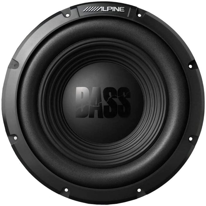 Alpine W10S4 Bass Line Series 10" 4-Ohm Subwoofer