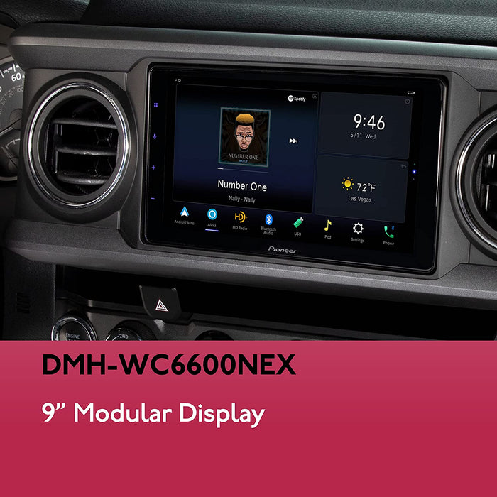 Pioneer DMH-WC6600NEX 9" Amazon Alexa Built-in, Android Auto, Apple CarPlay, Bluetooth - Modular Solutions Receiver