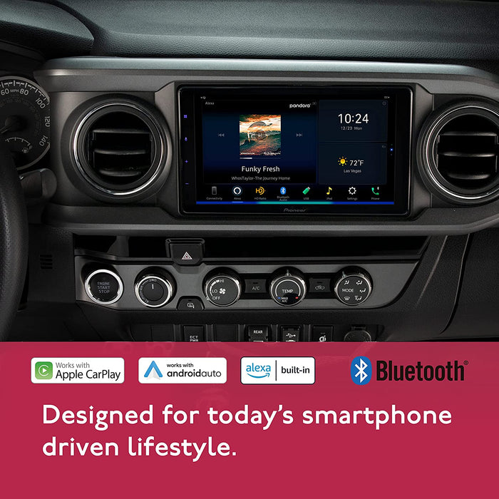 Pioneer DMH-WC6600NEX 9" Amazon Alexa Built-in, Android Auto, Apple CarPlay, Bluetooth - Modular Solutions Receiver