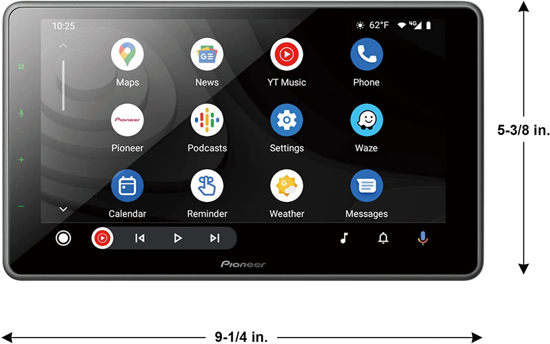 Pioneer DMH-WT3800NEX 9" - Android Auto, Apple CarPlay, Bluetooth - Floating Type Multimedia Receiver