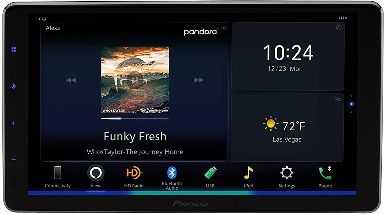 Pioneer DMH-WT5000NEX 9" - Amazon Alexa Built-in, Android Auto, Apple CarPlay, Bluetooth - Floating Type Multimedia Receiver