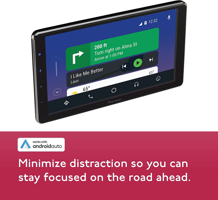 Pioneer DMH-WT5000NEX 9" - Amazon Alexa Built-in, Android Auto, Apple CarPlay, Bluetooth - Floating Type Multimedia Receiver