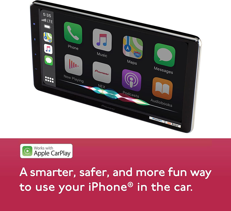 Pioneer DMH-WT6000NEX 10.1" - Amazon Alexa Built-in, Android Auto, Apple CarPlay, Bluetooth - Floating Type Multimedia Receiver