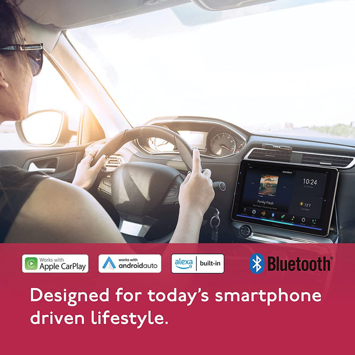 Pioneer DMH-WT6000NEX 10.1" - Amazon Alexa Built-in, Android Auto, Apple CarPlay, Bluetooth - Floating Type Multimedia Receiver