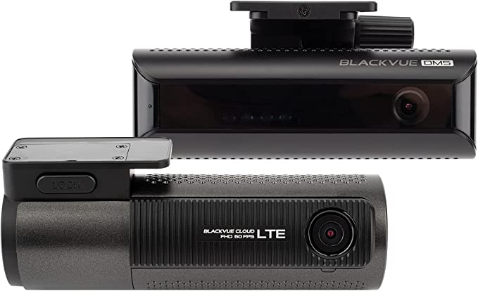 BlackVue DR750X-2CH DMS LTE Plus with 32GB microSD Card | Full HD LTE Cloud Dashcam and Driver Monitoring System