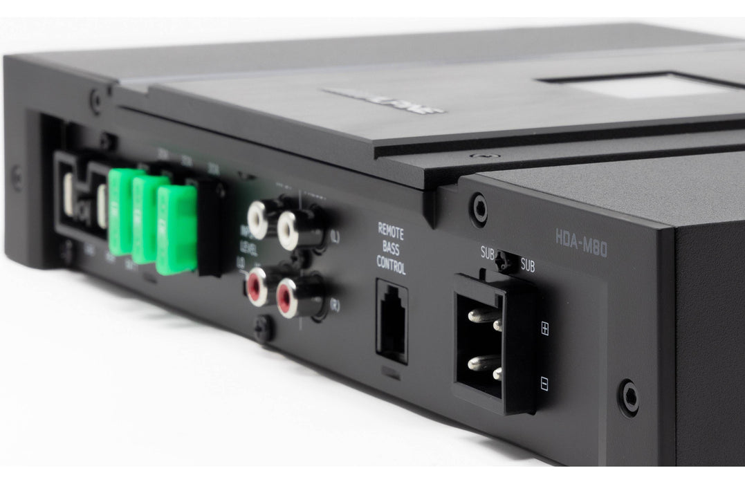 Alpine HDA-M80 Status Series Mono Subwoofer Amplifier, 800 watts RMS at 2 ohms