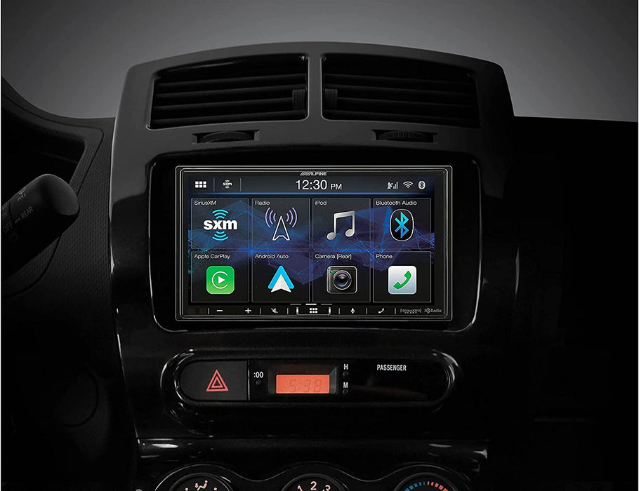 Alpine ILX-407 7" Double-DIN Shallow Chassis Digital Media Receiver W /  Apple CarPlay & Android Auto