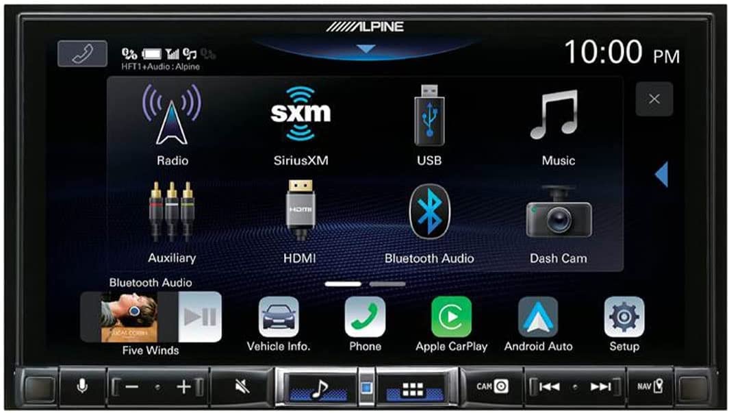 Alpine ILX-507 7" Double DIN Head Unit Digital Multimedia Reciever W / Apple CarPlay & Android Auto