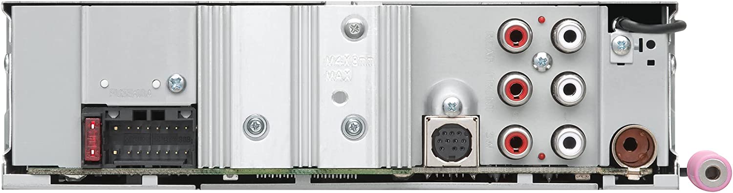 JVC KD-X38MBS 1-DIN Digital Media Receiver Bluetooth, USB, with Variable-Color Illumination