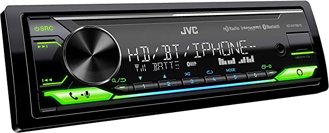 JVC KD-X470BHS Digital Media Receiver featuring Bluetooth / USB HD Radio/ SiriusXM / Amazon Alexa / 13-Band EQ
