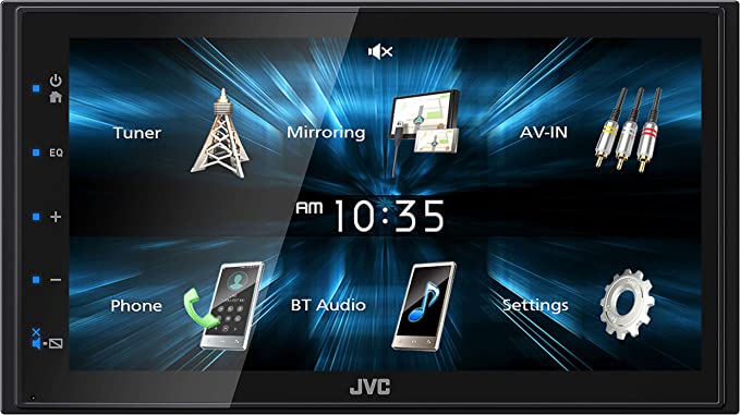 JVC KW-M150BT 2 DIN Touch-Screen Receiver w/6.8" WVGA & Built In Bluetooth