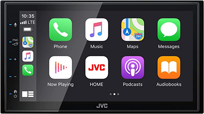 JVC KW-M56BT 6.8" Capacitive Touchscreen, Bluetooth Audio, Apple CarPlay & Android Auto