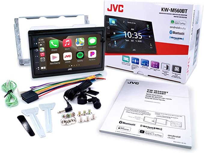 JVC KW-M56BT 6.8" Capacitive Touchscreen, Bluetooth Audio, Apple CarPlay & Android Auto