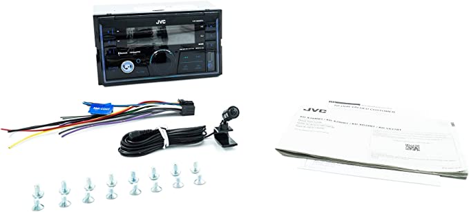 JVC KW-X850BTS 2-DIN Digital Media Receiver featuring BT/USB/SiriusXM Amazon Alexa/13-Band EQ/Variable-Color Illumination/JVC Remote App