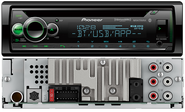 Pioneer PC-DEH-S6200BS Am/Fm/Cd/BT/Aux/USB, & SXM Ready Smart Sync App Compatible Radio SDIN