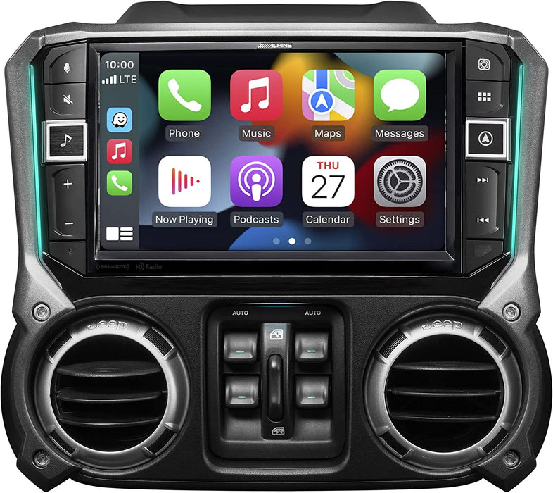 Alpine Electronics i509-WRA-JK 9” Multimedia Receiver for The 2011-18 Jeep Wrangler