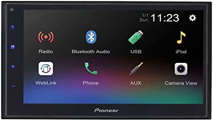 Pioneer PC-DMH-340EX 6.8" Capacitive Touchscreen, Amazon Alexa when Paired with Pioneer Vozsis App, Bluetooth®, Back-up Camera Ready - Digital Media Receiver