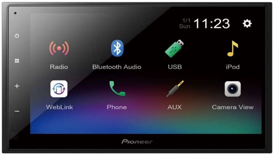 Pioneer PC-DMH-340EX 6.8" Capacitive Touchscreen, Amazon Alexa when Paired with Pioneer Vozsis App, Bluetooth®, Back-up Camera Ready - Digital Media Receiver