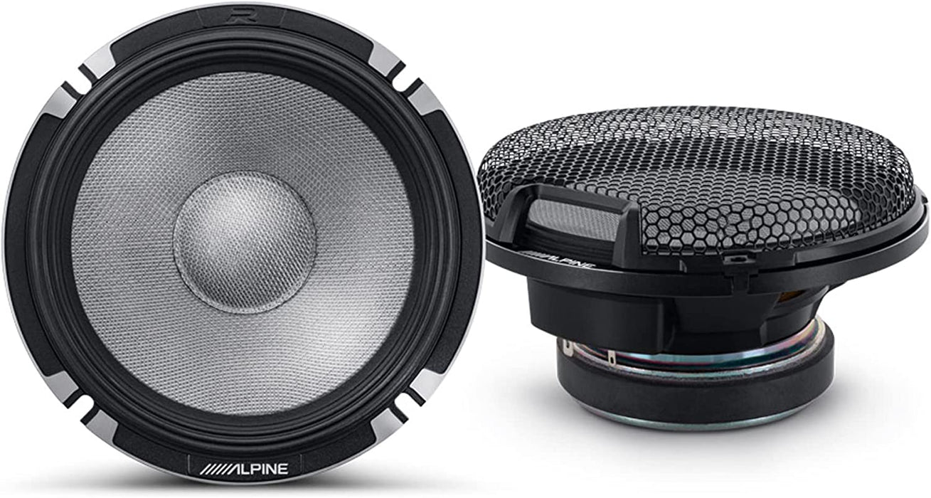 Alpine R2-S652 Hi-Res 6.5" 2-Way Speaker Set Pro Series
