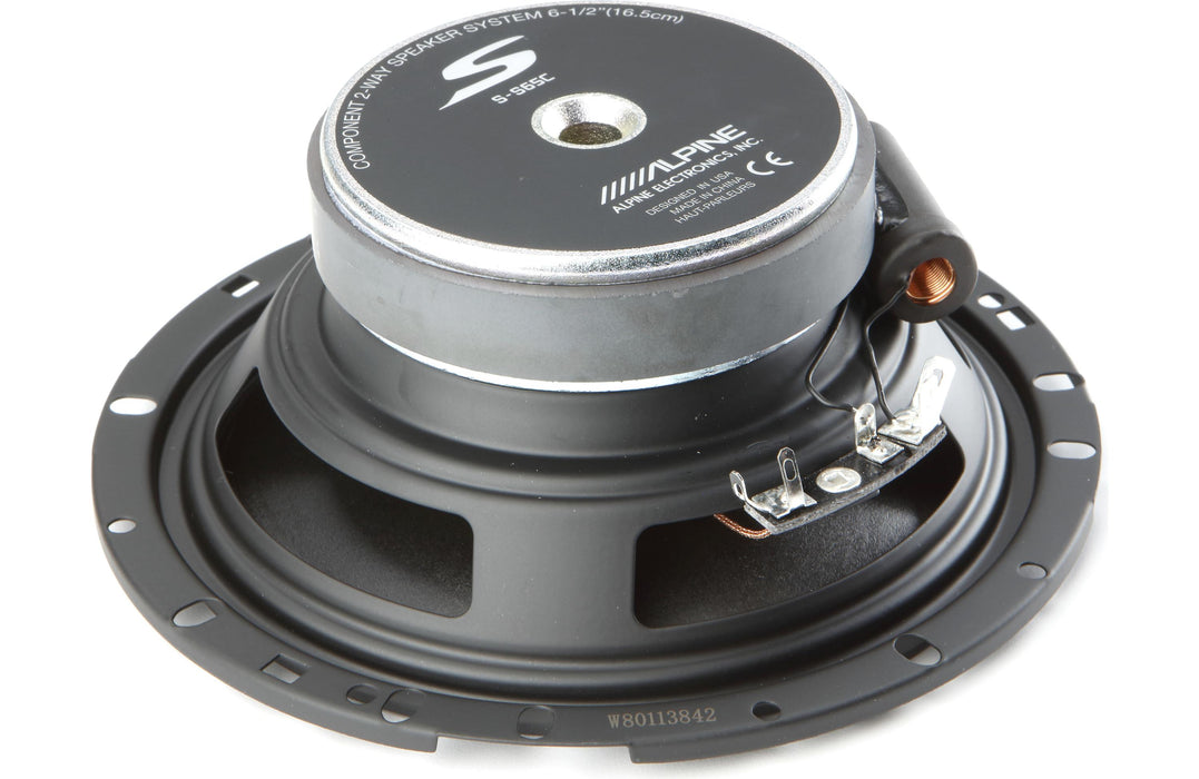 Alpine S-S65C 6.5" Component 2-Way S-series Speaker Set