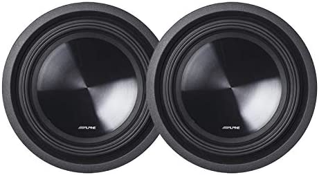 Alpine SWT-10S4 10" Truck Subwoofer w / 4-Ohm Voice Coils