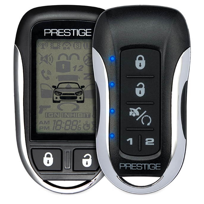Prestige APS997ZLR  Two Way LCD Remote Start / Keyless Entry & Security System with Over 1 Mile Operating Range (Install only)