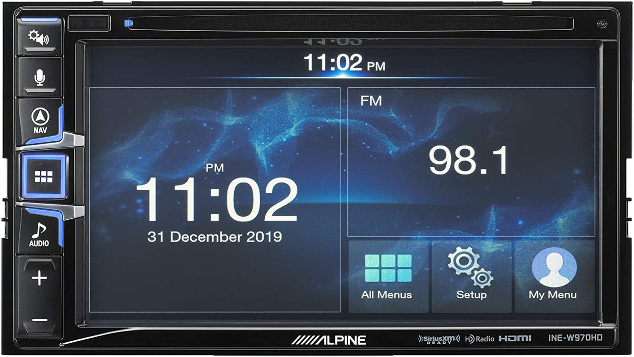 Alpine INE-W970HD 6.5” Navigation Receiver with Apple CarPlay and Android Auto