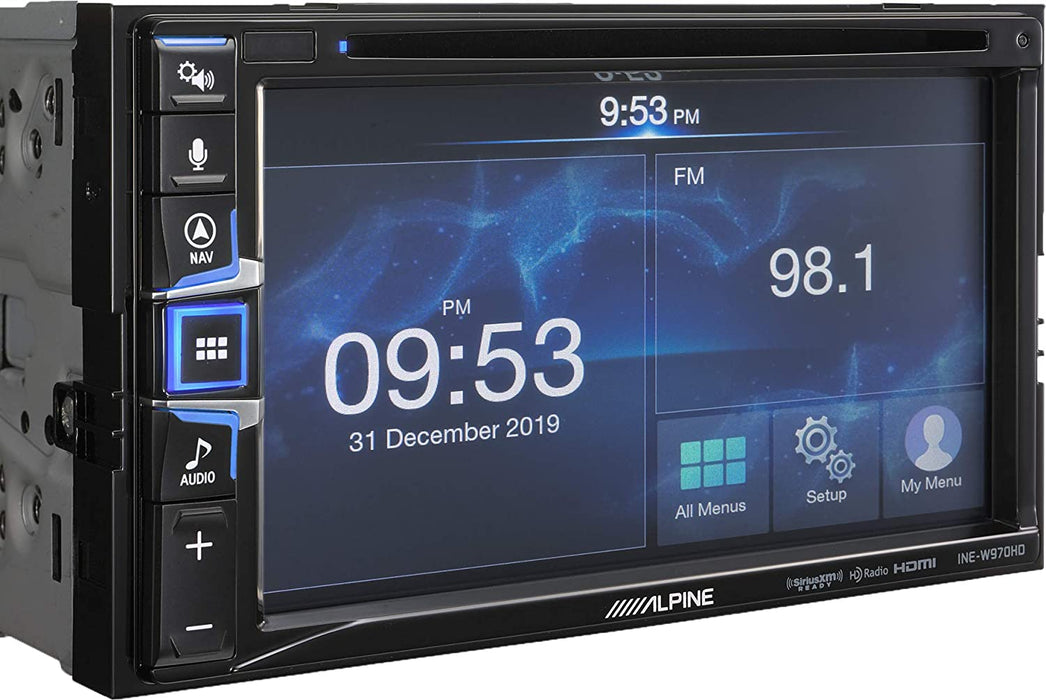 Alpine INE-W970HD 6.5” Navigation Receiver with Apple CarPlay and Android Auto