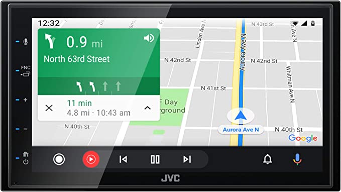 JVC KW-M56BT 6.8" Capacitive Touchscreen, Bluetooth Audio, Apple CarPlay & Android Auto