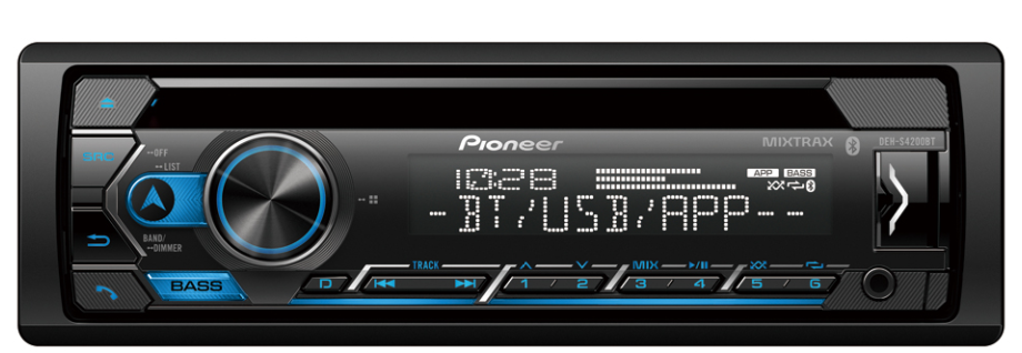 Pioneer PC-DEH-S4200BT Am/Fm/Cd/BT/Aux/USB Smart Sync App Compatible Radio SDIN