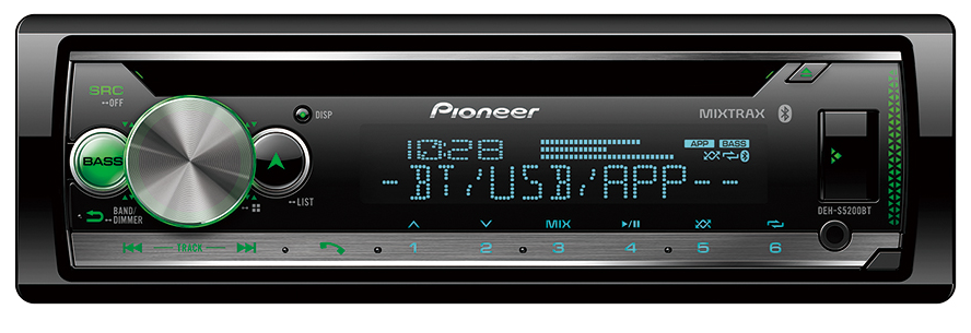 Pioneer PC-DEH-S5200BT Am/Fm/Cd/BT/Aux/USB Smart Sync App Compatible Radio SDIN
