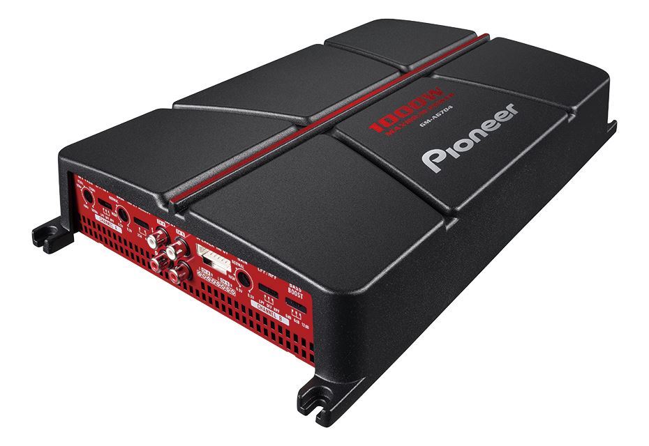 Pioneer PC-GM-A6704 4 Channel 1000w Bridgeable Amplifier with Bass Boost