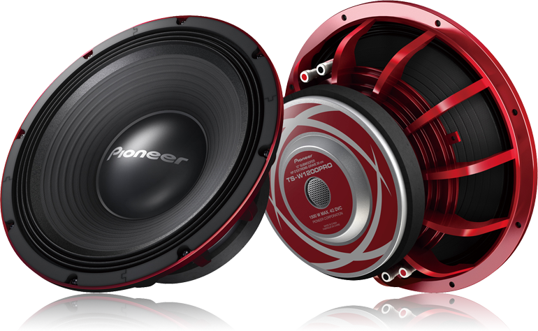Pioneer PC-TS-W1200PRO 12" Pro Series 1500W Subwoofer w/ Dual 4ff Voice Coil